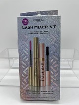 LOreal Lash Mixer Kit Black Telescopic Lash Paradise Mascara Volume COMB... - £7.41 GBP
