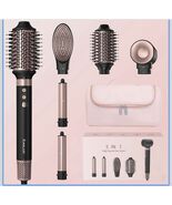 Annlary 5 in 1 Ionic Hot Air Styler, 1400W Hair Dryer Brush Auto-Wrap De... - $1,076.88 MXN