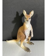 Schleich KANGAROO FEMALE &amp; JOEY 2008 Mama Baby Figure Wildlife Retired Mom - £6.86 GBP