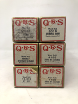 Lot of 6 Piano Rolls with Original QRS Boxes My Way Sentimental Journey - £26.12 GBP