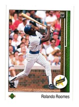 1989 Upper Deck #6 Rolando Roomes Chicago Cubs - £3.20 GBP