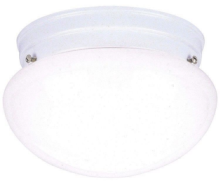 NEW Maxim-Light White Incandescent Flush Mount 9" Inch - NEW IN BOX - $9.89