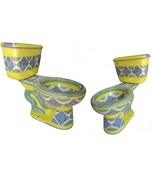 Mexican Talavera Ceramic Toilet Hand Painted - Nubes - - €1.038,09 EUR Mexican Talavera Ceramic Toilet Hand Painted - Nubes - - €1.038,09 EUR