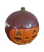 Virginia Tech Football VT Ceramic Pumpkin Helmet  Halloween Decor - $47.71 CAD