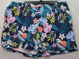 Cuddle Duds Sleepwear Shorts Women&#39;s Size 2XL Multi Floral Stretch Elastic Waist - £18.16 GBP