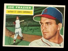 Vintage Baseball Card Topps 1956 #141 Joe Frazier Outfield St Louis Cardinals - $11.31