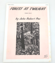 1979 Forest At Twilight Piano Solo Singles Series Sheet music By John Ro... - $9.59