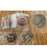 Hotter N Hell Pins &amp; Medal Lot 5 Vintage NEW Sealed 1991 90s Metal Bicyc... - $24.13