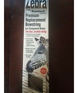 Zebra S-Twist Compound Bowstring 56 1/2&quot; White &amp; Black New Replacement A... - €19,00 EUR