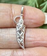 Pure Silver Chaku Knife Sikh Katar Nazar Locket Pendant for Evil Eye Pro... - $24.43