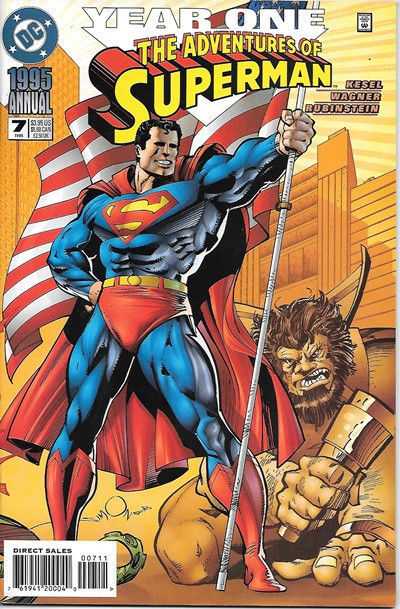 The Adventures of Superman Comic Book Annual #7 DC Comics 1995 UNREAD NEAR MINT - $3.99