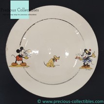 Extremely rare! Antique Mickey Mouse dinner plate. Faiencerie d&#39;Onnaing - £199.10 GBP