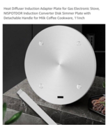 Heat Diffuser Induction Adapter Plate for Gas Electronic Stove Induction... - $29.37 CAD