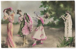 Women Stars of Belle Epoque, Antique Reutlinger Real Photo Collage Postcard RPPC - £5.59 GBP