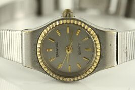 Vintage Costume Jewelry Silver &amp; Gold Tone CARAVELLE Ladies Quartz Watch - $14.84
