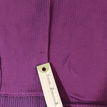 Lauren Conrad Intimates Women's Burgundy Pullover Sweatshirt Long Sleeve Size S image 3