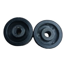 Bowflex home gym Motivator Replacement base 1.5&quot; wheels hard plastic  set of 2 - £15.73 GBP