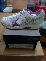 Asics GEL-GAME 6 Women's Tennis Shoes White Purple US7.5/245mm NWT E775Y-0187 - $82.71