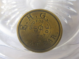  (FC-1369) E.H.G &quot;Good For 5 Cents In Trade&quot; at Bar - Token - £1.59 GBP