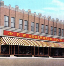 F.W. Woolworth Company Postcard Vintage Gloucester Massachusetts - $12.95