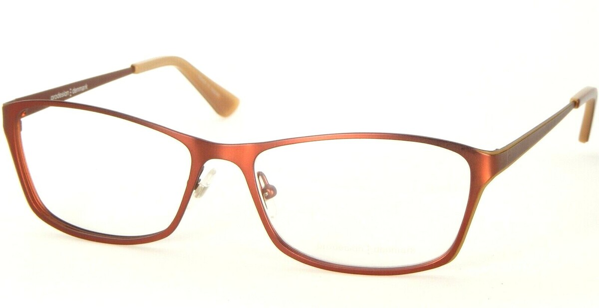 Prodesign denmark 1286 4621 Medium Orange / Braune Brille 55mm (No Recht... - $71.25