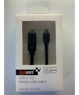Gigaware 3-Foot USB Type C-to-Micro USB Cable RadioShack 2604619 Ships FREE - £7.82 GBP