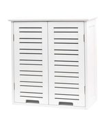 EVIDECO Wall Mounted Bath Cabinet Miami Wood White Finish 20.5&quot; L X 21.7&quot; H - £84.79 GBP