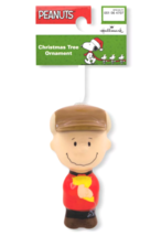 Hallmark Peanuts Charlie Brown Decoupage Christmas Ornament New with Tag - £7.81 GBP