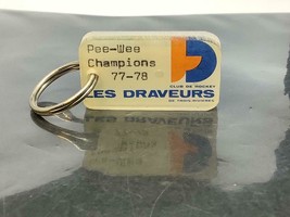 Vintage Promo Keyring Draveurs De TROIS-RIVIÈRES Keychain 77-78 Ancien Porte-Clé - £6.26 GBP
