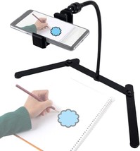 Adjustable Tripod With Phone Holder, Overhead Phone Mount, And Tabletop Teaching - £30.50 GBP
