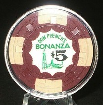 (1) $5. Don French&#39;s Bonanza Casino Chip - 1963 - Las Vegas, Nevada - £55.91 GBP