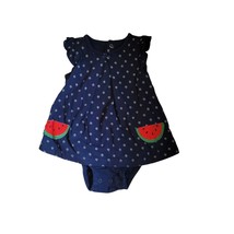 Child of Mine Blue Watermelon One Piece Dress Size 12M - $20.33 CAD