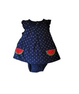 Child of Mine Blue Watermelon One Piece Dress Size 12M - $14.85