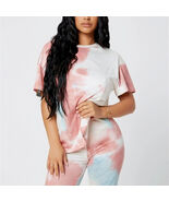 Multi-color Tie Dye Shorts Set (Ladies Small 4-6) - $19.99