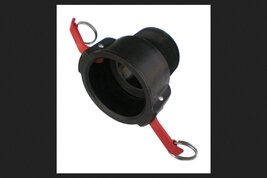 Pacer Polypropylene Female Coupler 2 in. Dia. x 2 in. Dia. Black 1 pk - $44.34 CAD