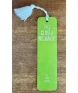 Vintage Hallmark Bookmark This Is Not A Bookmark! It&#39;s A Flat Pickle! - $19.79