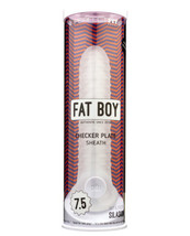 PERFECT FIT FAT BOY CHECKER BOX SHEATH 7.5 INCH MALE PENIS GIRTH EXTENDER - £46.96 GBP