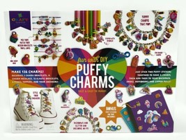 Craft-Tastic DIY PUFFY Charms Kit New In The Box Craft Kit Stickers 423 Pieces - £10.67 GBP