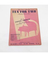 Vintage Music Sheets Tea For Two Piano 1940 HARMS Inc. - $19.70 CAD