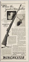 1933 Print Ad Winchester Model 54 Bolt Action Rifles &amp; Model 86 Lever Moose Gun - £14.18 GBP