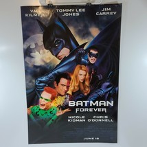 Vintage 1995 Batman Forever Advance One Sheet Movie Poster 27x40 - £139.68 GBP
