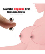 Clitoris Labia Nipple Clamps Bondage Fetish BDSM Powerful Magnetic Orbs ... - £9.27 GBP