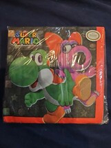 Super Mario 16 Count 2 Ply  Beverage Napkins New Sealed  6&quot; - $3.16