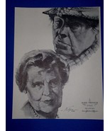 Marie Dressler Academy Award Portrait Print Vintage 1962 Volpe Min And Bill - $226.56 MXN