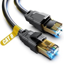 CAT8 Ethernet Cable 6Ft Heavy Duty High Speed Internet Network Cable Professiona - £18.41 GBP
