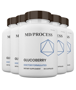 Glucoberry Blood Sugar Support Formula Official Gluco Berry Capsules (5 Pack) - $121.22