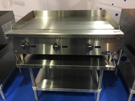 ATOSA ATMG36 CookRite 36&quot; FLAT GRIDDLE MANUAL W/ STAINLESS EQUIPMENT STA... - $1,580.00
