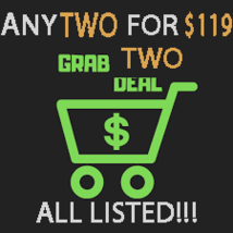 GRAB TWO FOR $119 DEAL!! WED-THURS JULY 15-16 ALL LISTED DEAL BEST OFFERS - $71.40