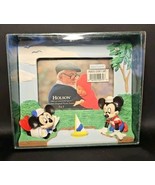 VTG Holson Disney Mickey Minnie Mouse Swimming Hole Hand Painted Photo F... - $22.28