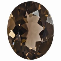 Natural 8mm x 6mm Loose Oval Cut 1.25 Carat Smoky Quartz - $12.19